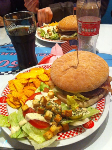 burger american diner