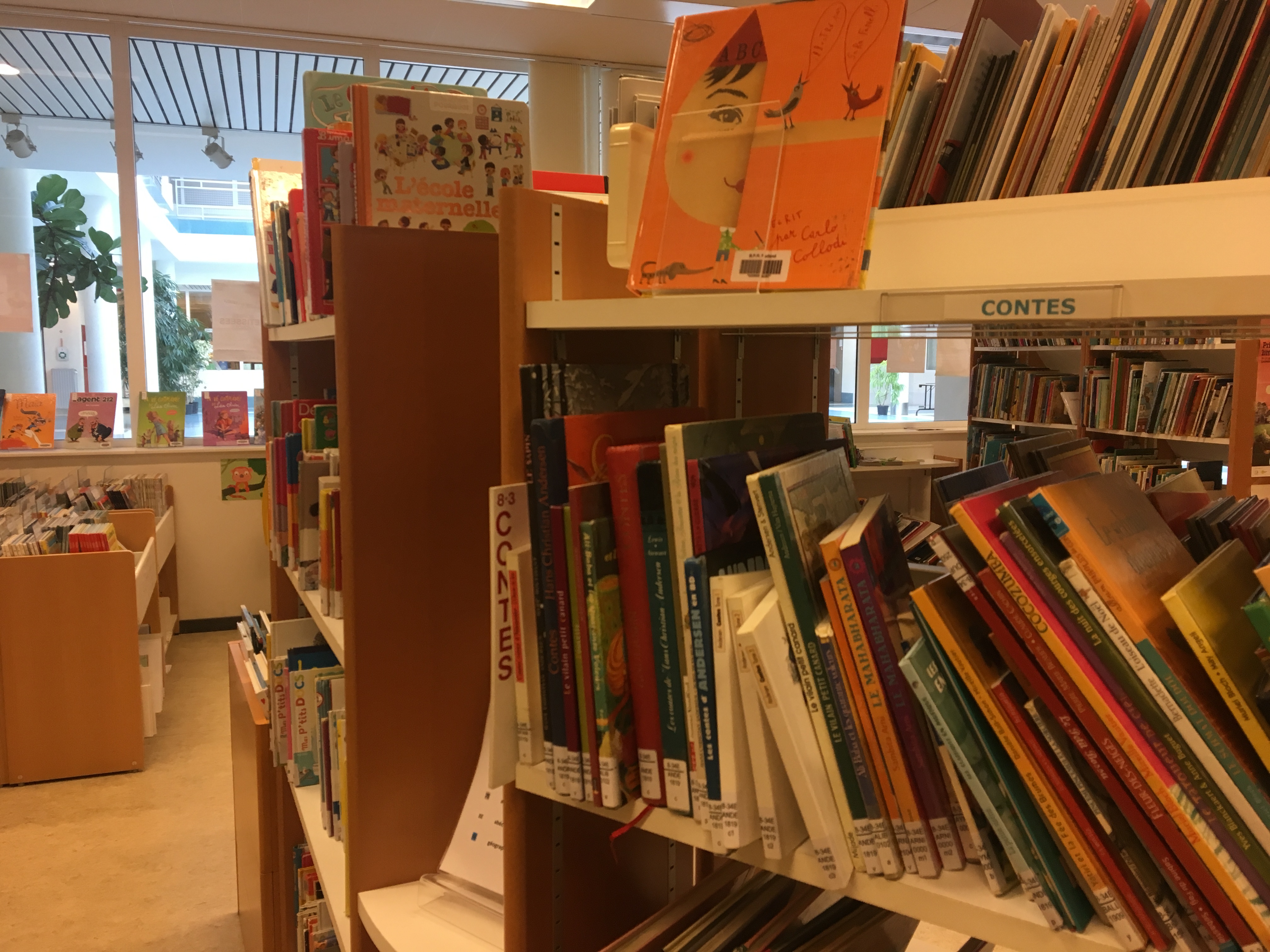 Aller à la bibliothèque avec les kids